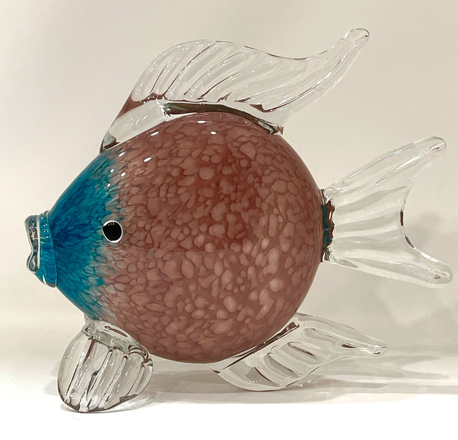 Beautiful MURANO Multi-Colored Large Art Glass FISH (1 of 6)