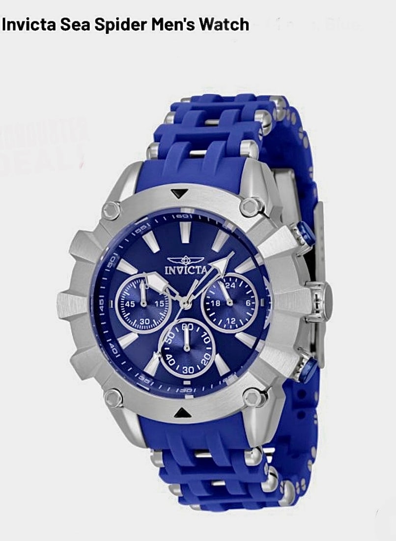 New in Box Genuine INVICTA Sea Spider Mens Watch: Great looking watch in original box. Has never been worn. Multiple Photos Posted