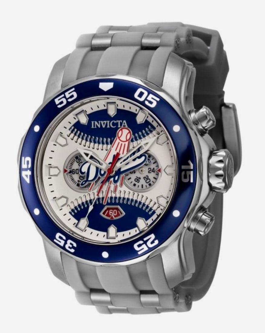 Licensed MLB Brand New in Box INVICTA Mens Los Angeles Dodgers Watch: Consignor states he paid $795 at a Retail - This Watch is still sealed and has never been out of its original MLB Retail Box Store. Multiple Photos Posted