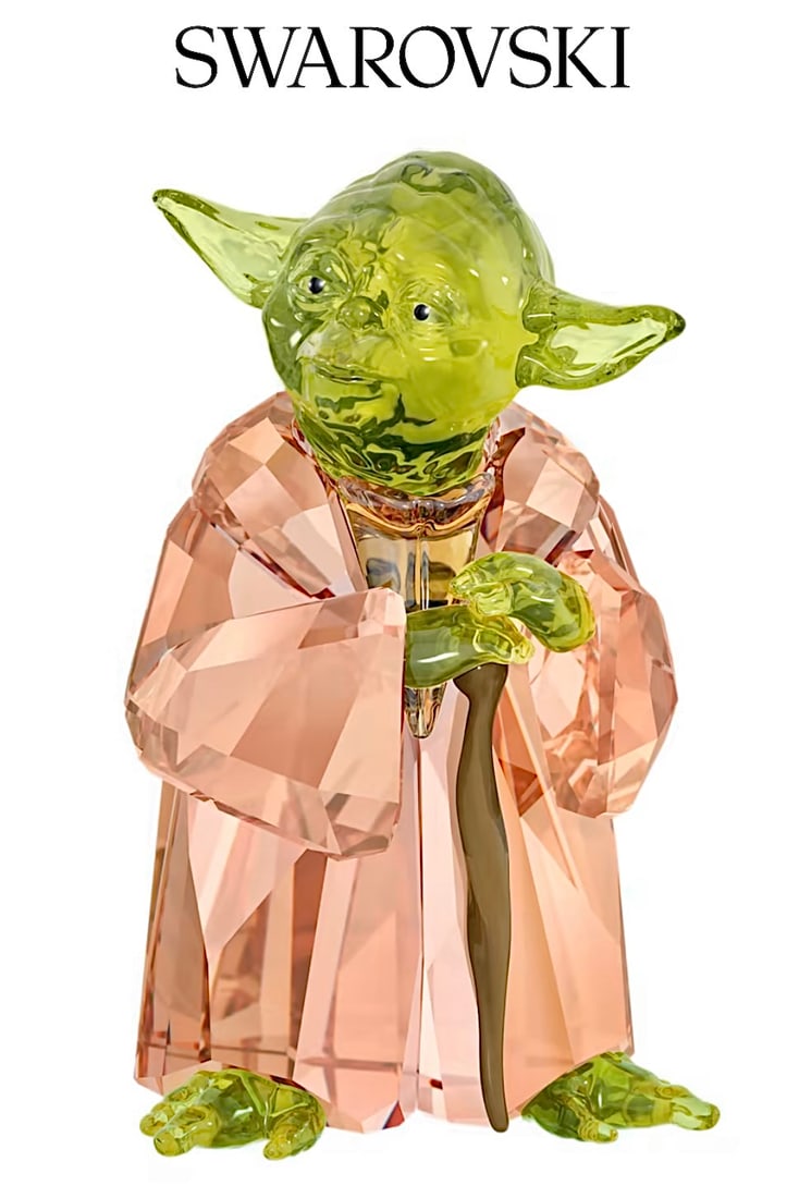 Star Wars SWAROVSKI Crystal YODA Figurine with Box: This is an awesome Swarovski Crystal YODA figurine with the original box. It has never been on display and is in perfect condition