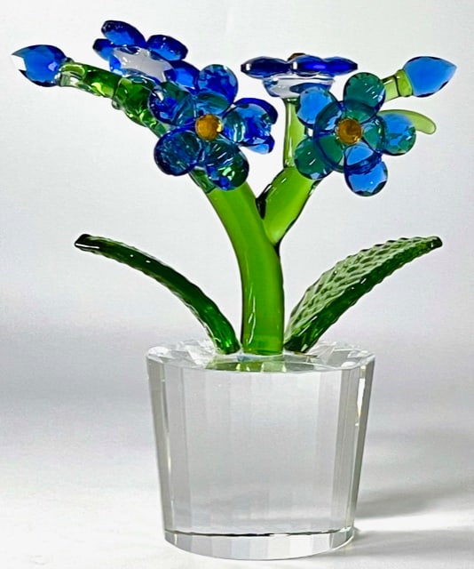 Swarovski style Austrian Crystal Floral Bouquet: Stunning and Ornate / Absolutely Stunning / Multiple Photos Posted