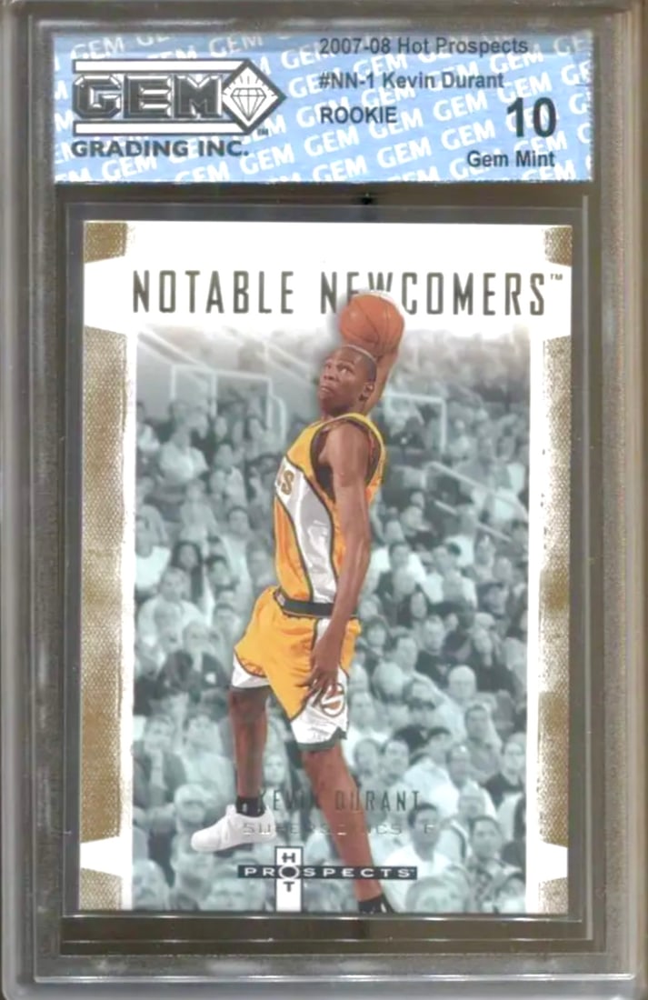 Gem Mint 10 KEVIN DURANT Rookie Basketball Card: Multiple Photos Posted