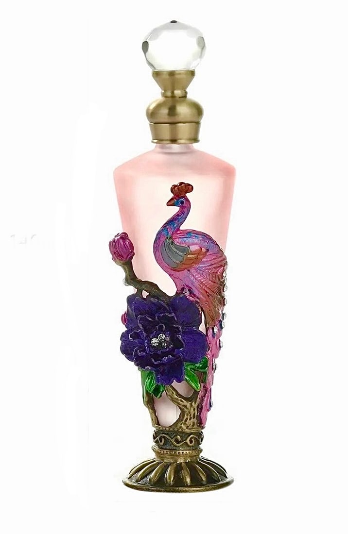 Gorgeous Jeweled and Enameled Perfume Bottle (1 of 1)