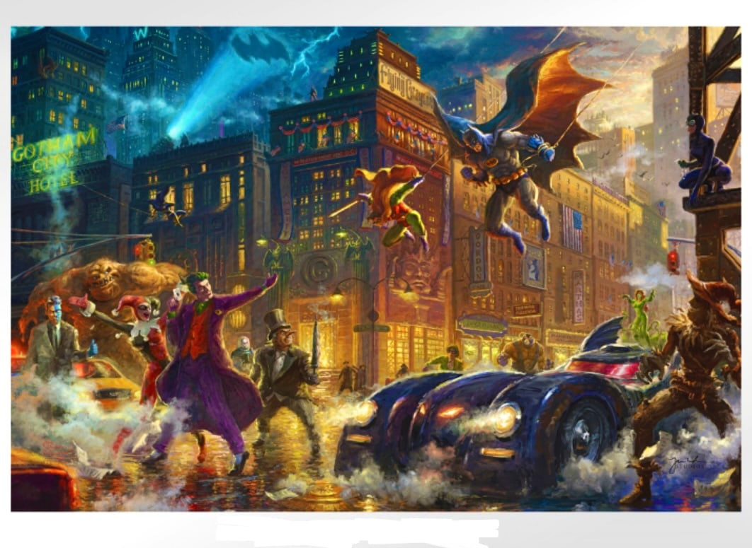 JUSTICE LEAGUE Canvas Art by Thomas Kinkade Studios (1 of 3)