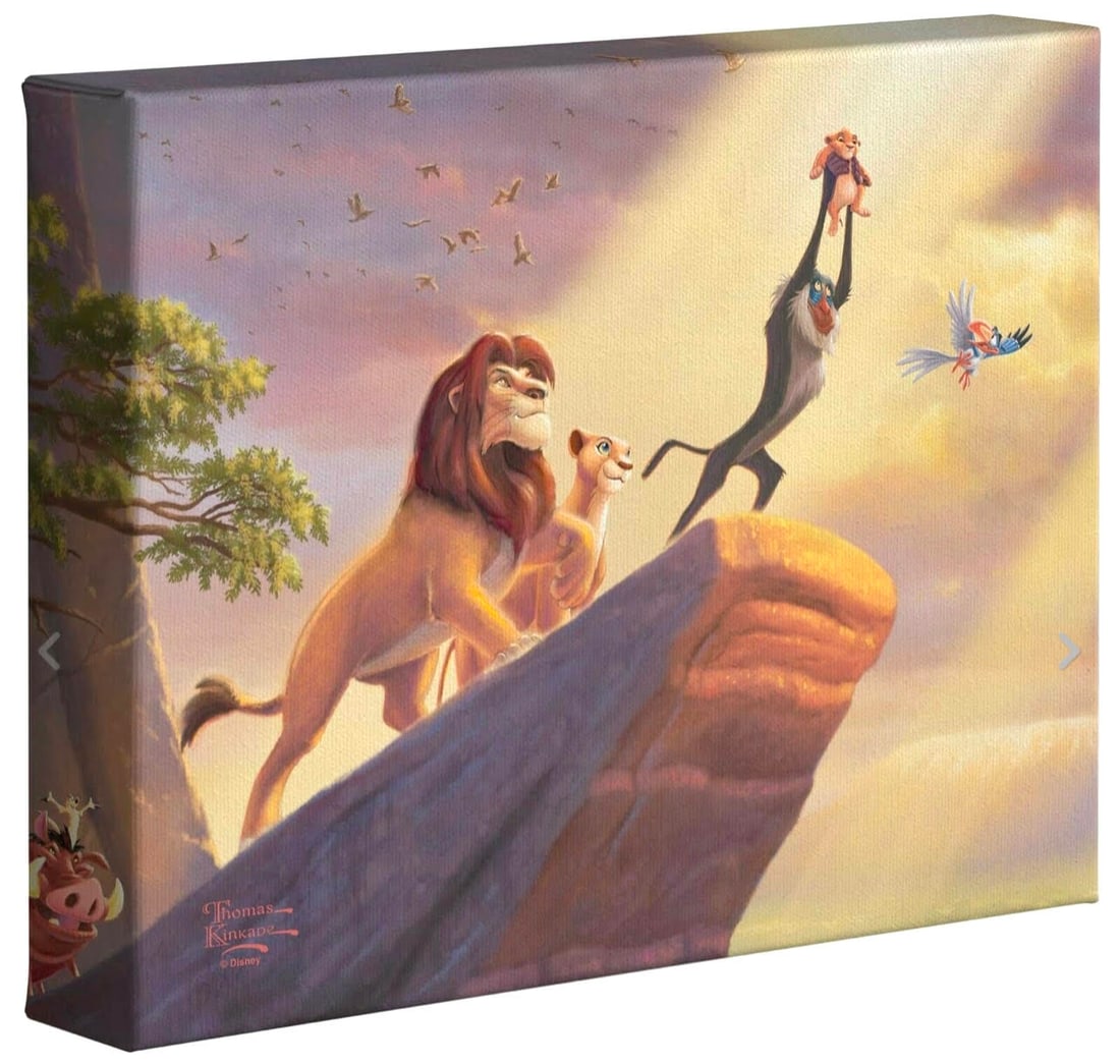 Walt Disneys The LIOK KING Canvas Art by THOMAS KINKADE Studios (1 of 2)