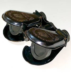 Very Cool Royal Navy Collapsible Spyglass Binoculars: Great Condition / Must See all Photos To Appreciate / This is Not an Antique / This is a Working Collectible Decorative Shelf Piece