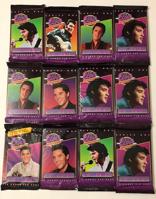 12 Packs ELVIS PRESLEY Trading Cards of His Life: LOT OF 12 / Sealed / Must Have for any Elvis Fan