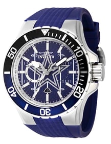 Licensed NFL Brand New in Box INVICTA Dallas Cowboys Mens Watch