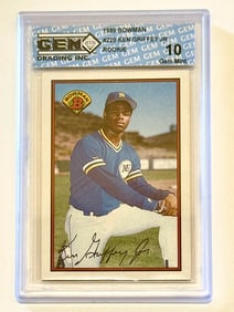 Gem Mint 10 KEN GRIFFEY Jr. 1989 Bowman Rookie Baseball Card