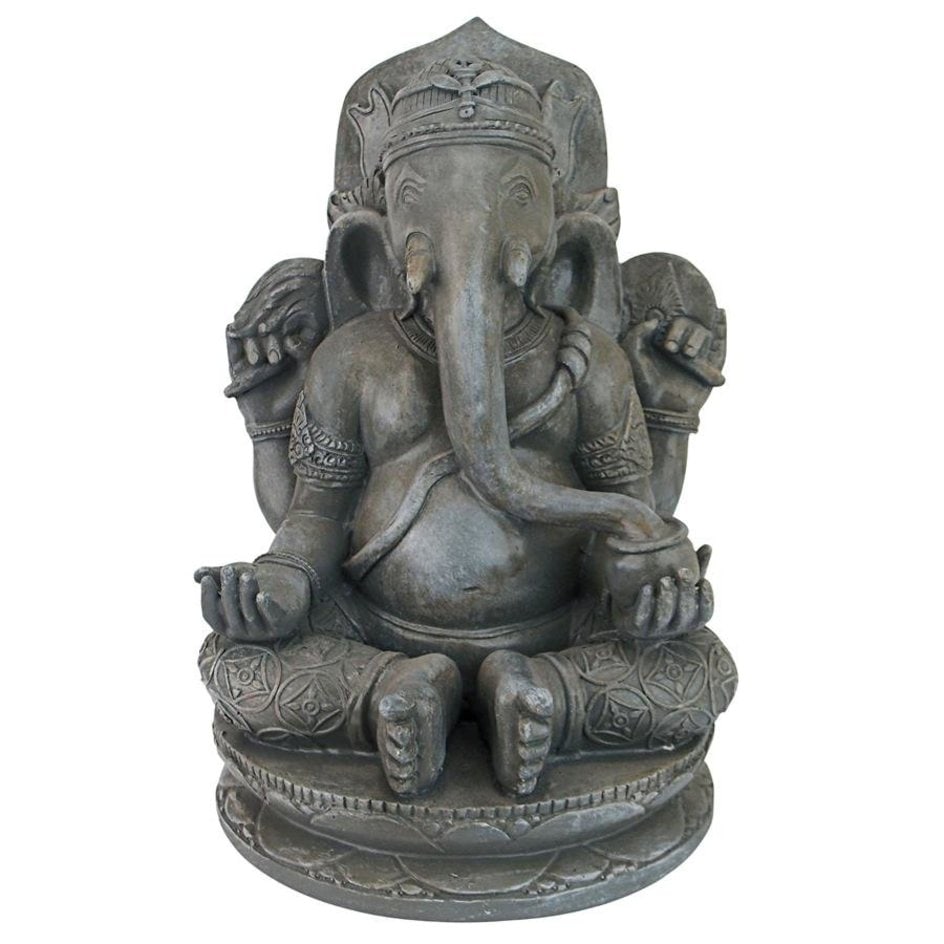 Lord Ganesha Hindu Elephant God Statue (1 of 2)