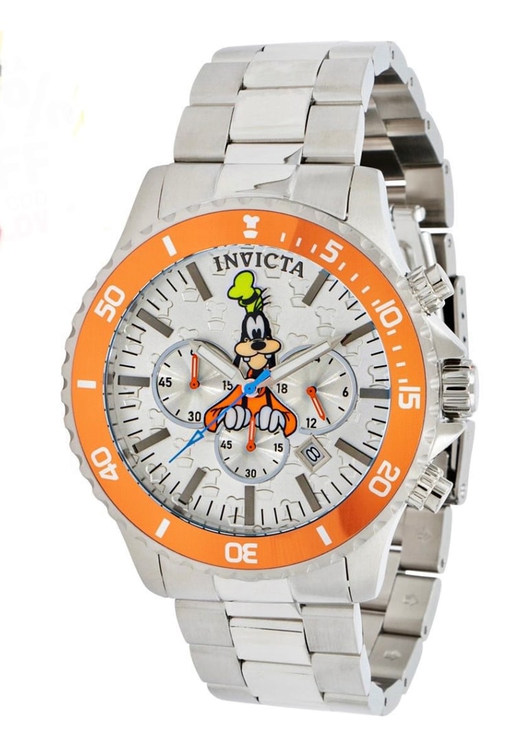 Limited Edition INVICTA Walt Disney Goofy MENS Watch: This is a LIMITED EDITION Authentic Invicta Mickey Mouse Watch that is Still Brand New in the Original Retail Box / It was originally purchased as a Collectible, so it has never been worn / Multiple P