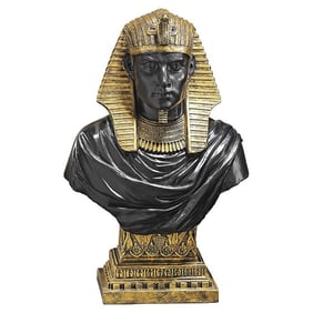 Awesome Egyptian King Ramses Bust Sculpture