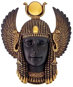 Goddess Isis Protector of the Egyptian Kingdom Wall Mask