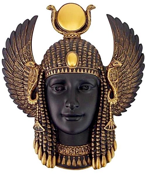 Goddess Isis Protector of the Egyptian Kingdom Wall Mask (1 of 3)