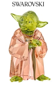 Star Wars SWAROVSKI Crystal YODA Figurine with Box