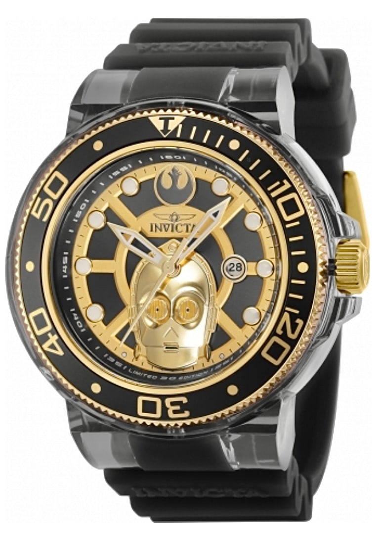 $795 INVICTA Limited Edition Star Wars C3-PO Watch: This is a Limited Edition INVICTA Star Wars C3-PO Watch that We were told was Originally Priced at $795 and Was Bought as a Collectible and Not to Wear - It is New in the Original Limited Edition Box