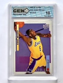 Gem Mint 10 KOBE BRYANT 1996-97 Fleer Ultra Rookie Basketball Card