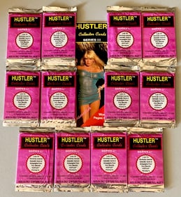 12 Packs of Original Adult Magazine Risque Trading Cards