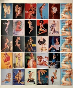 25 Risque Pinup Girl Uncovered Adult Collector Cards