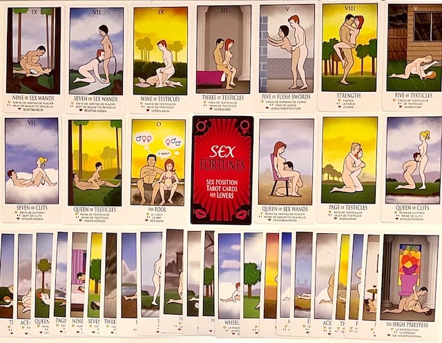 39 Risque Adult Only Sex Fortune Tarot Cards for Lovers: Group B – All in Near Mint Condition – No Duplicates