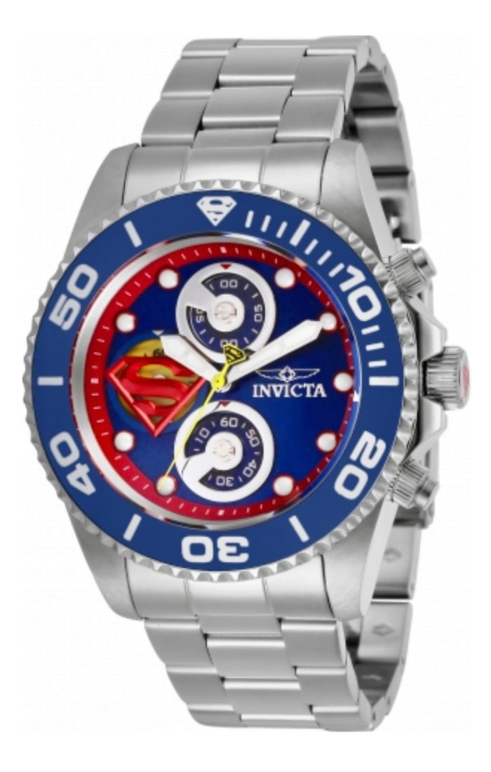 Limited Edition DC Comics SUPERMAN Mens INVICTA Watch $895: Was Bought To Collect / Never Worn / Works and Looks New / Comes in Original DC Comics Retail Box with Paperwork / Must See all Photos to Appreciate