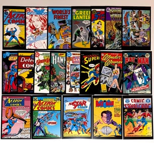 20 Awesome Vintage Art of DC Comic Books Postcards - D