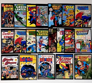 20 Awesome Vintage Art of DC Comic Books Postcards - E