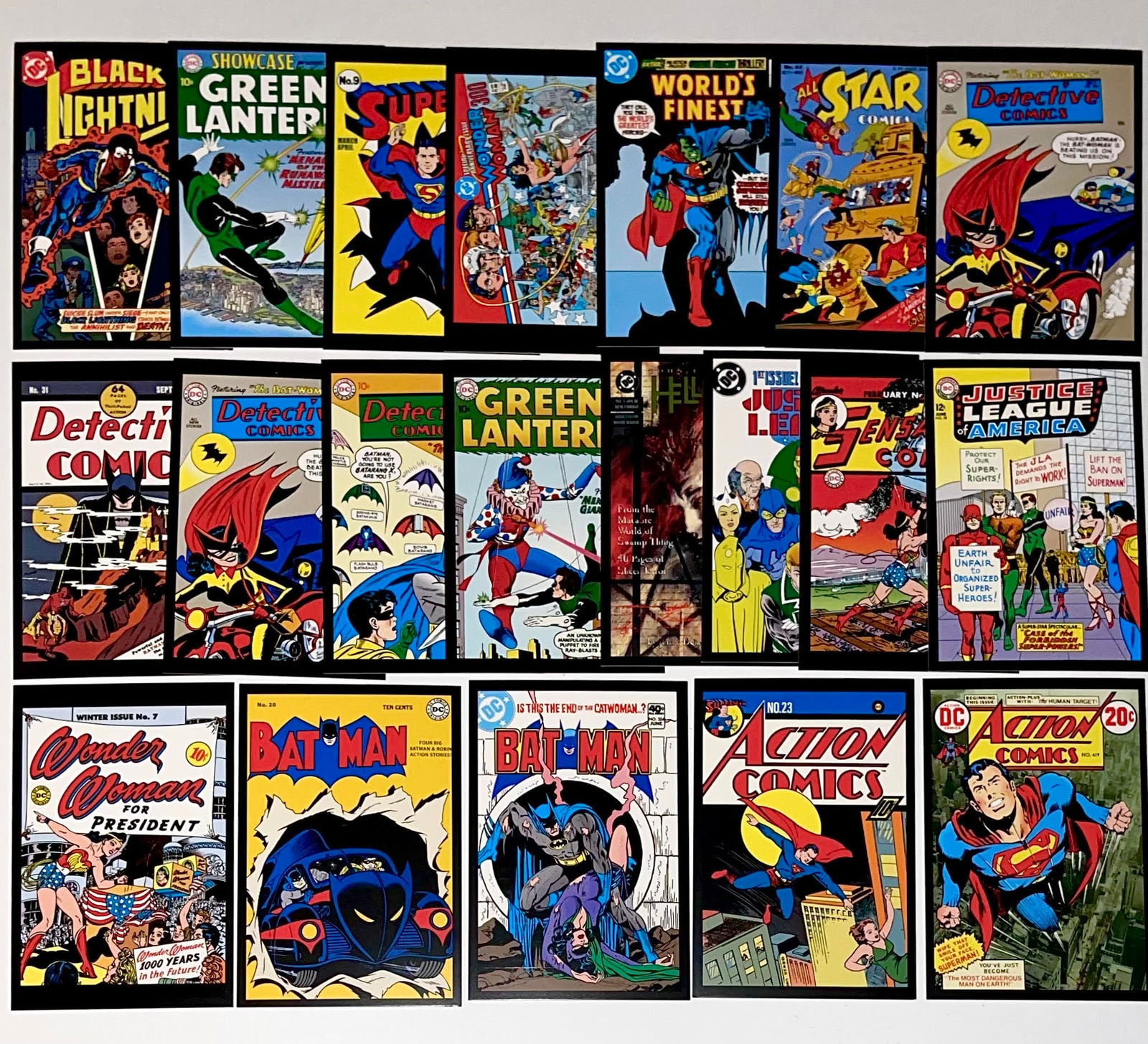 20 Awesome Vintage Art of DC Comic Books Postcards - E (1 of 1)