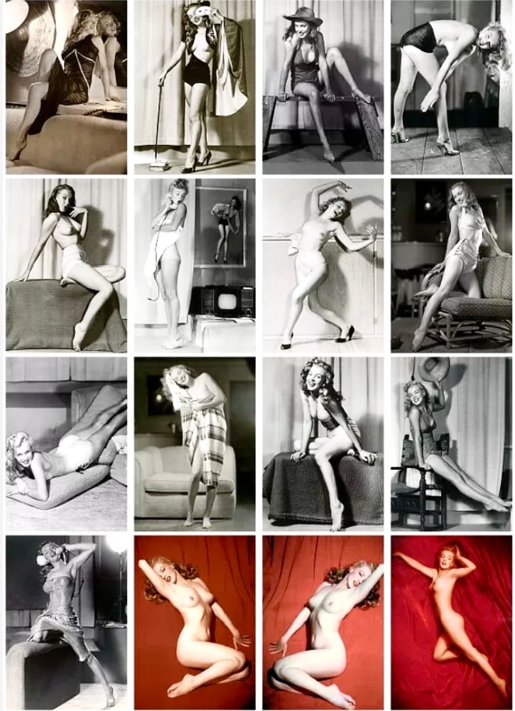 16 MARILYN MONROE Famous and Lost Image Postcards: Standard Size Postcards – Beautiful Condition – Never Used