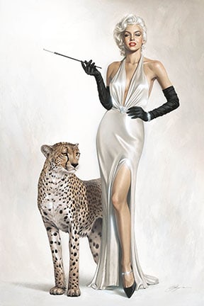 Stunning MARILYN MONROE Giclee Art on Canvas 16 x 24 (1 of 1)