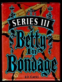 Risque BETTIE PAGE Betty in Bondage   Pinup Girl Trading Cards Set