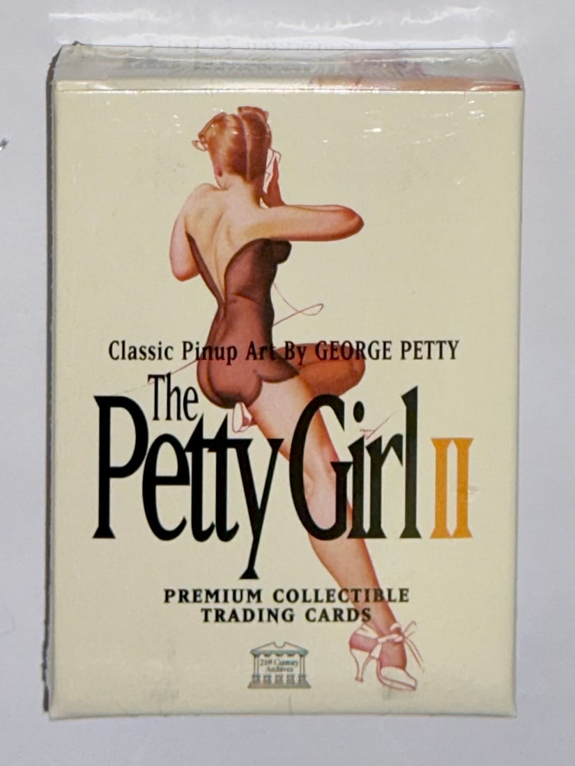 Lot of 50 GEORGE PETTY Series 2 Risque Pinup Girl Art Cards: Renowned Pinup Artist – This is a Series 2 Complete Set in a Sealed Box – Multiple Photos Posted