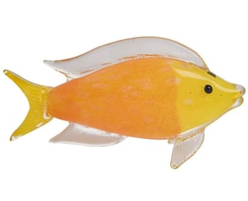 Large MURANO Art Glass Tropical Fish with Beautiful Colors
