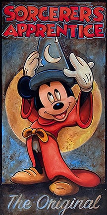 The Original Disney MICKEY MOUSE Canvas Art 12 x 24 (1 of 1)