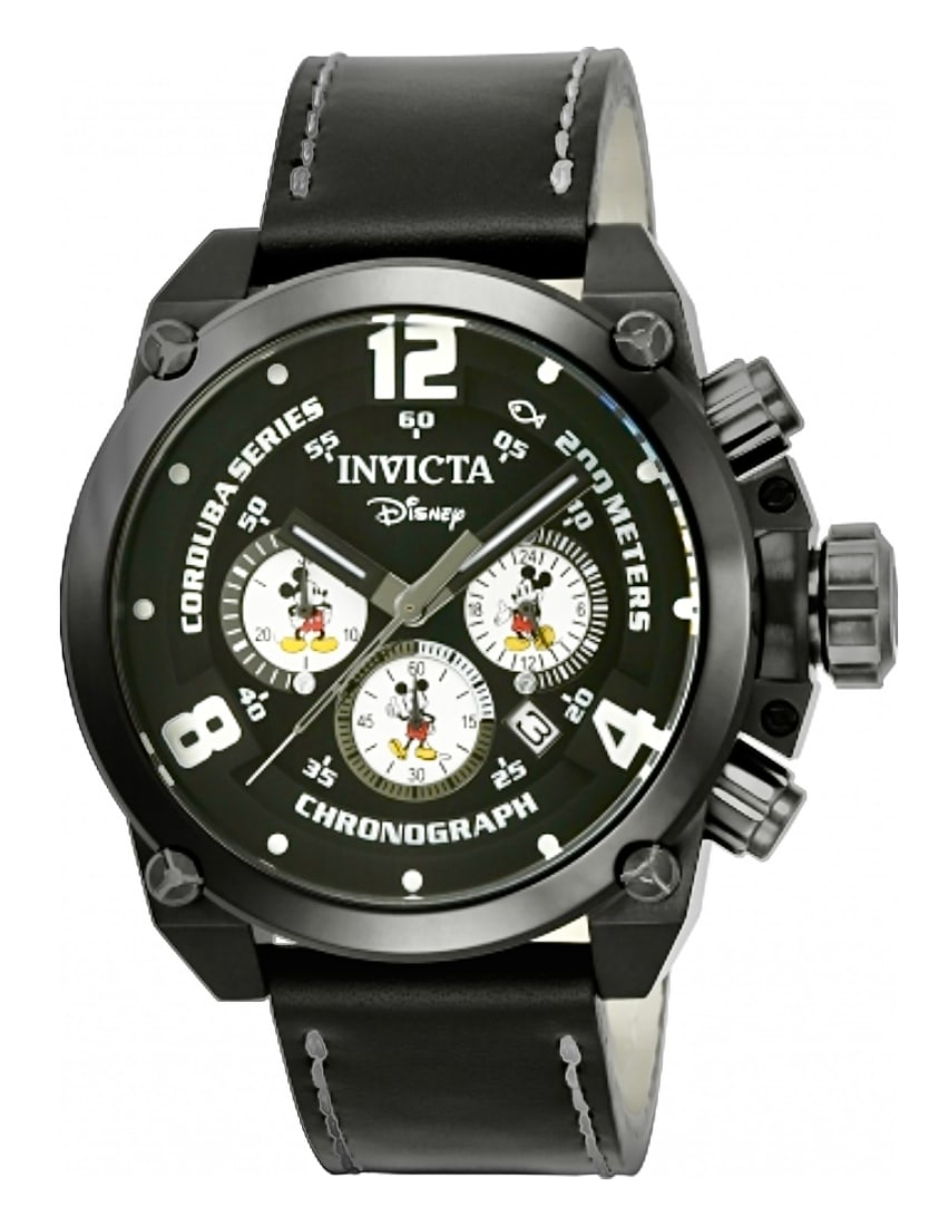 Limited Edition INVICTA Disney Mickey Mouse MENS Watch: This is a LIMITED EDITION Authentic Invicta Mickey Mouse Watch that is Still Brand New in the Original Retail Box / It was originally purchased as a Collectible, so it has never been worn / Multiple P
