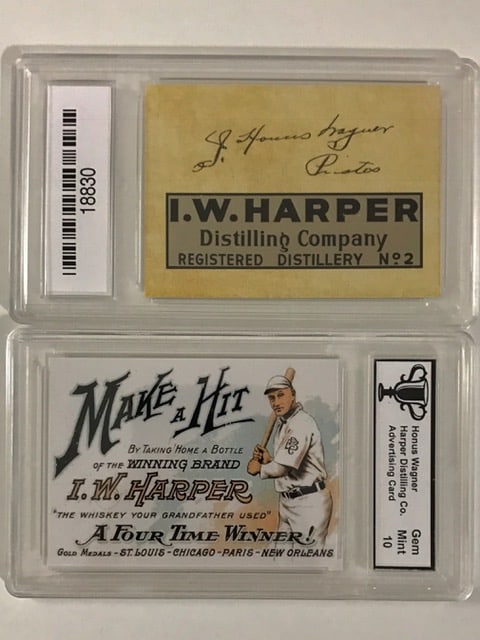 HONUS WAGNER Advertising Baseball Card: HARPER DISTILLING COMPANY. Gem Mint 10. PLEASE READ CAREFULLY. ALL Advertising Cards are Reproduction Promotional Cards and NOT Original Period Cards. We do NOT know when these were Issued or who issu