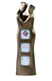 GOEBEL Friendship Collection Bronze Finish Lovers Photo Frame in Original Box