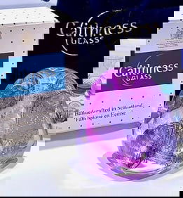 Etch Signed CAITHNESS Scotland Art Glass Paperweight
