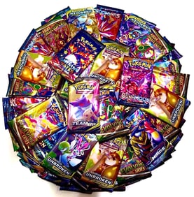 Lot of Over 150 Packs of Sealed POKEMON Cards – SOLD AS-IS