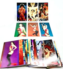 72 Rare Risque Vampirella Topps Widevision Tall Boy Trading Cards