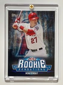 MIKE TROUT Topps Rookie Sensations Baseball Card