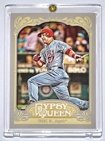 Rare 2012 MIKE TROUT Gypsy Queen Rookie Baseball Card