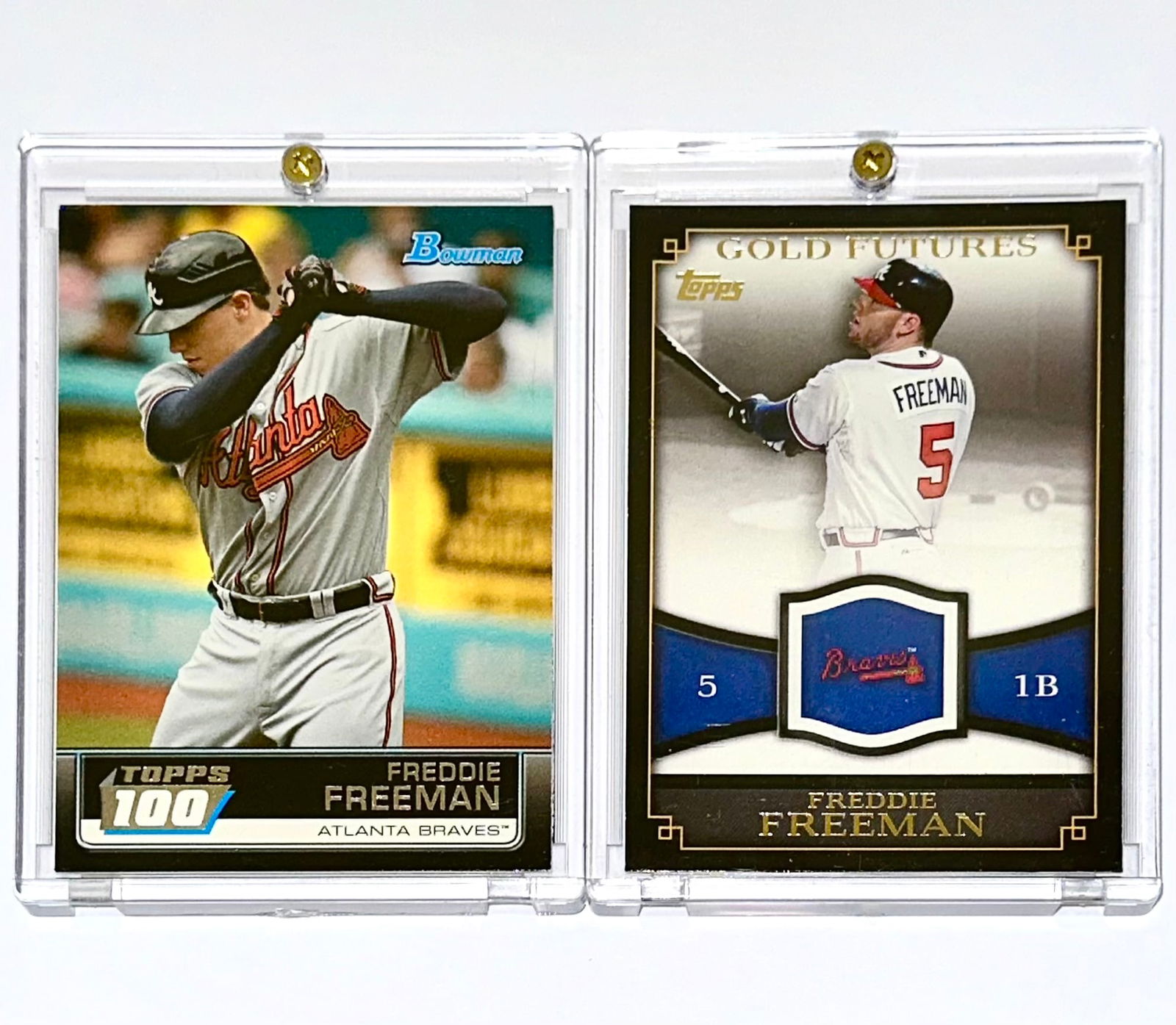 Lot of 2 FREDDIE FREEMAN   Rookie Baseball Cards (1 of 2)