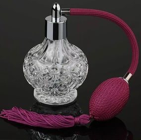 Beautiful French Crystal Atomizer Perfume Bottle