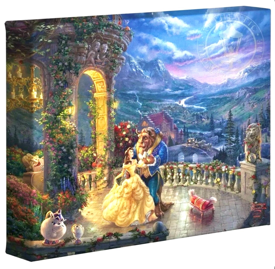 Walt Disneys BEAUTY and the BEAST Canvas Art by THOMAS KINKADE Studios (1 of 3)
