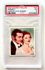 Extremely Rare 1939 Clark Gable Tobacco Cigarette Card