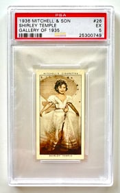 Extremely Rare 1936 SHIRLEY TEMPLE Tobacco Cigarette Card