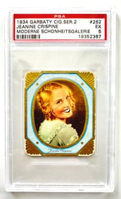 PSA Graded EX 1934 Stars of the Silver Screen Tobacco Card