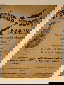 Old West PRECIOUS PUSSY Whorehouse Brothel Poster