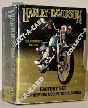 100 Original HARLEY DAVIDSON Premium Collector Trading Cards in Original Box